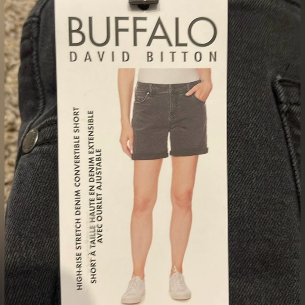 Sz 16🖤: Buffalo High Rise Denim Convertible Short